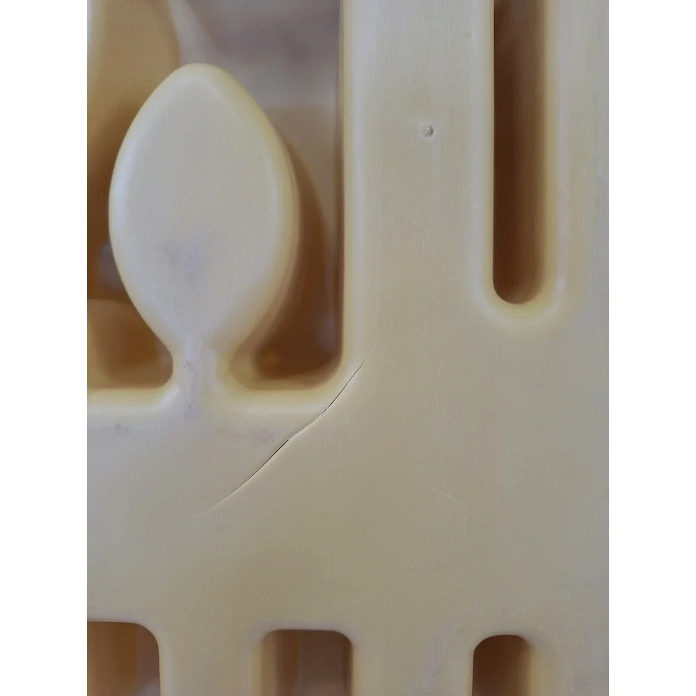 Vintage Rubbermaid Harvest Gold Silverware Drawer Organizer Tray Yellow Plastic